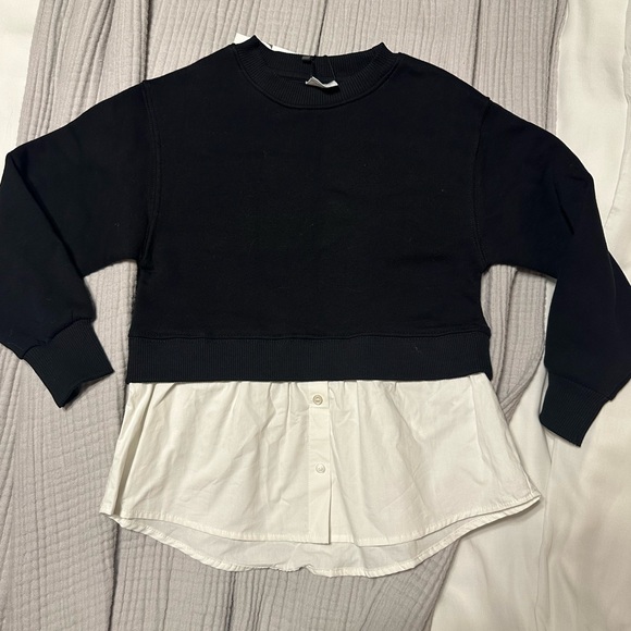 NWT Zara Sweatshirt size 8 - Picture 3 of 7